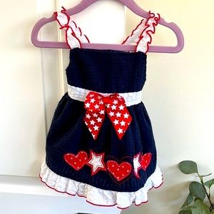 Red, White, & Blue 6-9M Dress